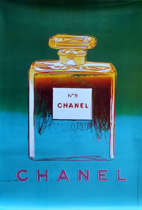 andy warhol chanel no 5 original prints|chanel perfume no 5 drawing.